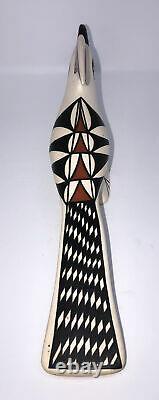 Sarracino Signed Acoma Pueblo N. M. Native American Pottery 12 Bird