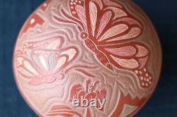 Sasha bluesky seedpot navajo nation native american miniature pottery art vintag