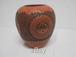 Signed B Garcia Native American Acoma New Mexico Indian Pottery 9 Pot