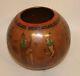 Signed Lorraine Williams Native American Navajo Pottery Bowl Pot with Yei Dancers