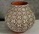 Southwest Native American Acoma Pueblo Pottery Jar Signed By Marie S. Juanico