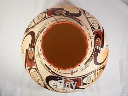 Spectacular Very Large Hopi Indian Pottery By Award Winning Stetson Setalla