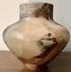 Spiritual Pit Fired Pottery Thrown Raku Urn Vase Burial Native American Western