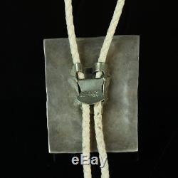 Sterling Silver. 925 turquoise bolo tie Native American vintage old pawn