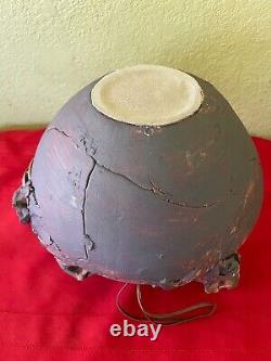 Studio Art Pottery Native American Vase Mandette Signed Large
