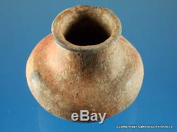 Super Fine Authentic Flared Rim G-10 Pottery Water Bottle Arrowheads Artifacts