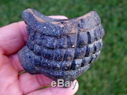 Super Fine Engraved West Tennessee Pottery Pipe with COA Arrowheads Artifacts