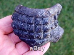 Super Fine Engraved West Tennessee Pottery Pipe with COA Arrowheads Artifacts
