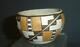 Superb Antique Native American Acoma Pueblo Pottery Bowl Vessel Earthenware Clay
