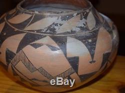 Superb Early 1900's Handcoiled Old Acoma Pueblo Olla! Free Shipping