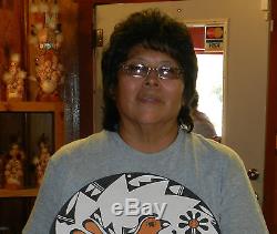 Superb Extra Large Mary Antonio Garcia Hand Coiled Acoma Pueblo Olla/free Ship