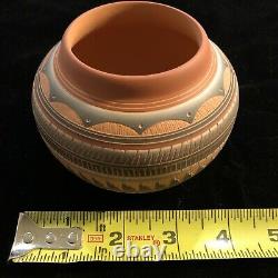Susie Charlie Navajo Native American Pottery Intricately Hand Etched Painted