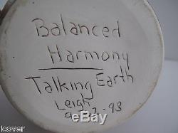 TALKING EARTH Pottery Leigh Smith Mohawk Nation MARRIAGE ANNIVERSARY Vase 1998