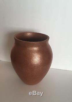 Taos Pueblo Micaceous Vase LARGE Native American Indian Pottery George Gonzales