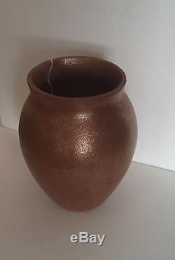 Taos Pueblo Micaceous Vase LARGE Native American Indian Pottery George Gonzales