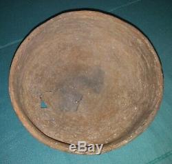 Texas Caddo Decorated Mixing Bowl Native American Indian Pottery