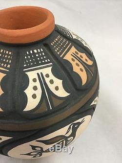 Thomas Tenorio Santo Domingo Pueblo Native American Pottery Olla Pot