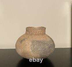 Two Native American Mississippian Pottery Indian Arrowhead Vessel (Northeast AR)