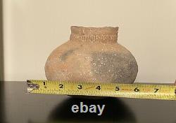 Two Native American Mississippian Pottery Indian Arrowhead Vessel (Northeast AR)