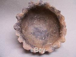 UNUSUAL ORNATE AUTHENTIC MISSISSIPPIAN POTTERY BOWL FROM SOUTHEAST MISSOURI