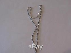 Unusual Old Pawn Sterling Silver Native American Pendant Indian With Pottery
