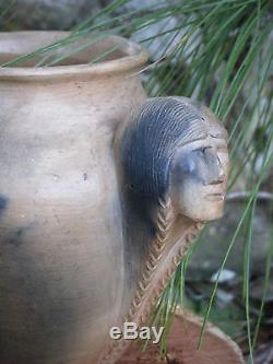 Vtg Native American Cherokee Nc Pot Vase Pottery By Maude Welch (1894-1953)