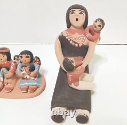 VTG Native American Jemez Pottery Story Teller 1984 E. Cajero Adrienne Shile Lot