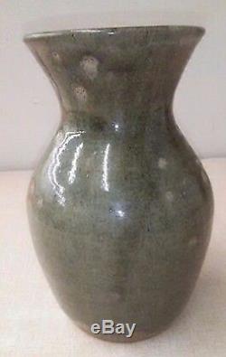 VTG Three Tribes Pottery Vase Signed Emmaline Blake Museum Quality North Dakota