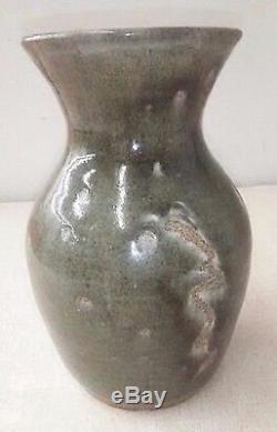 VTG Three Tribes Pottery Vase Signed Emmaline Blake Museum Quality North Dakota