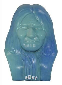Van Briggle Pottery 1980 Limited Edition Bust Of Native American Geronimo