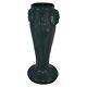 Van Briggle Pottery 2000 Dark Green Three Native American Indian Vase (Trujillo)