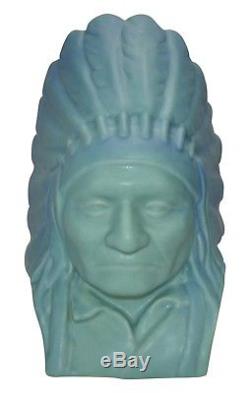 Van Briggle Pottery Limited Edition Bust Of Native American Chief Sitting Bull