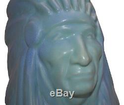 Van Briggle Pottery Limited Edition Bust Of Native American Chief Two Moons