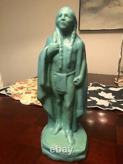 Van Briggle Pottery Native American Ouray Chief of the Utes VERY RARE BLUE