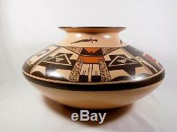 Very Large Hopi Indian Pottery By Award Winning Artist Agnes Nahsonhoya Setalla