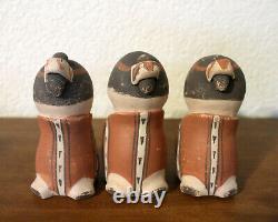Very Rare MARY E. TOYA Jemez Pueblo Pottery Native American NATIVITY SET