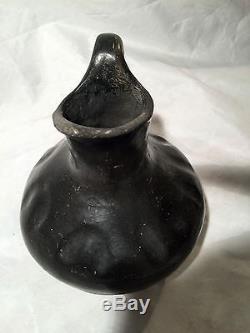 Vintage 1920s Native American Indian SANTA CLARA Black Pottery