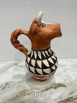 Vintage 1960's Native American Cow Creamers by Artist Mabel Brown
