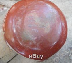 Vintage 1973 Margaret Tafoya 6 Carved Bowl Santa Clara Pottery Native American