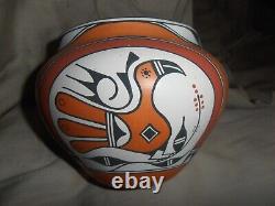 Vintage'80'sstephanie Patricioacomaamerican Indian Handcrafted Pottery Pot