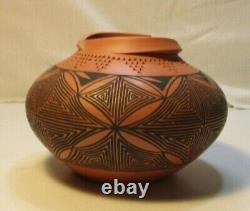 Vintage Acoma Pottery Bowl signed P Garcia, NM, Native American Indian