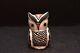 Vintage Acoma Pueblo Native American Indian Pottery V Louis Owl Effigy Figure