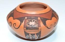 Vintage Authentic Native American Kathleen Collateta Hopi Tewa Pottery Bowl