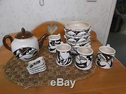 Vintage Hopi Indian Pottery Collection Signed Pentura also R. Burton Collection