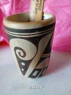 Vintage Hopi Indian Pottery Vase Native American