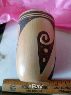 Vintage Hopi Indian Pottery Vase Native American