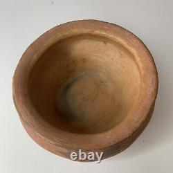 Vintage Hopi Native American Pottery Signed Bowl