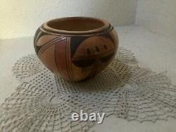 Vintage Hopi Pot Vessel B. Coochise Circa 1930s Native American Pottery EUC
