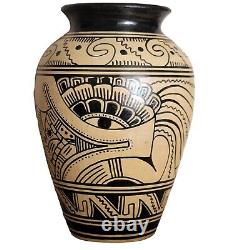 Vintage Indigenous Indian Native American Pottery Jar Vase Boho Eclectic Decor