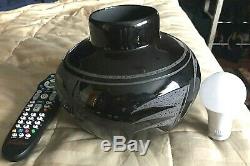 Vintage Large Navajo Native American Black On Black Pottery Bowl Vase Mary Saxon